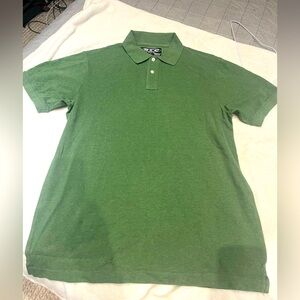 Green polo shirt